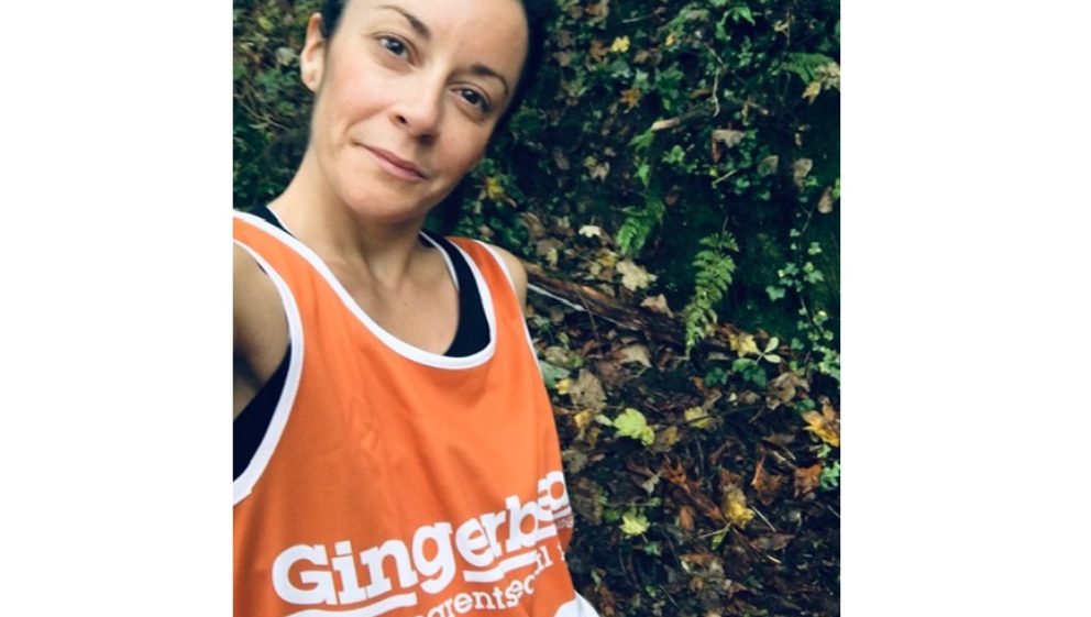 Ria - running the London Marathon for Gingerbread, the single parents' charity